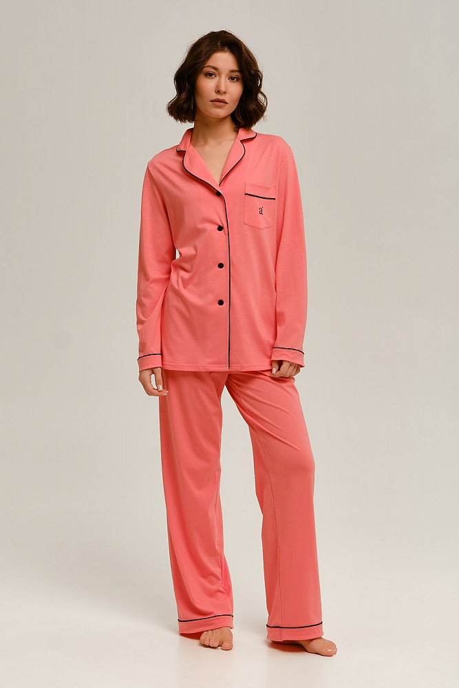 Брюки  с кантом Vis-a'-Vis Лососёвый_12536