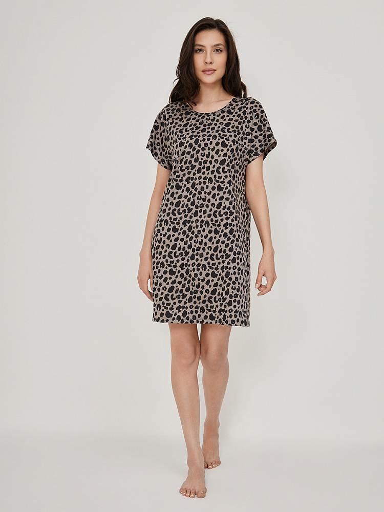 Платье Medea Серый леопард_13760